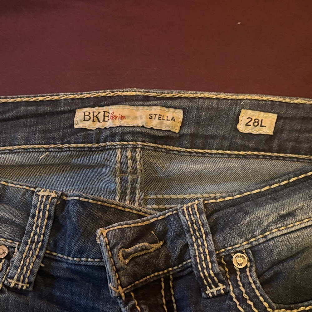 BKE Stella Dark Blue Skinny Jeans